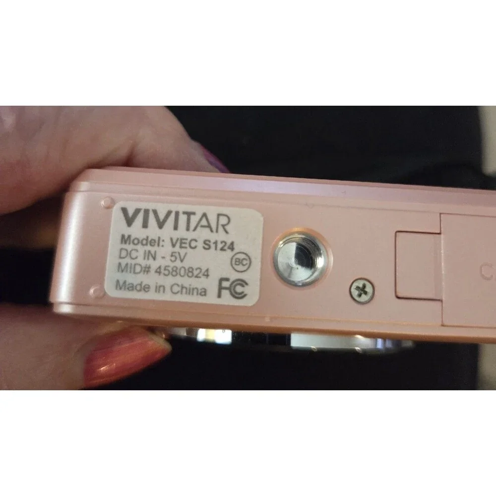 Digital Camera VIVITAR VEC S124 Pink Pre-owned